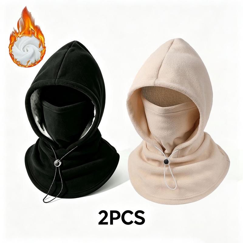 2-Piece Winter Flannel Hat & Face Mask Set