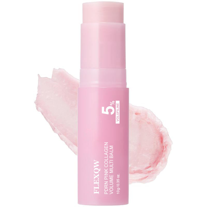 Pink Collagen Volume Multi‑Balm,All‑In‑One Anti‑Aging Stick, Firming & Smoothing for Fine Lines, Target Under‑Eyes, Neck, Forehead, Smile Lines & Lips