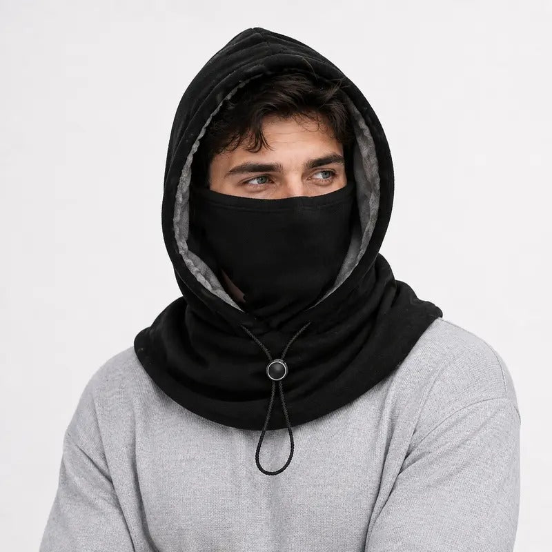 2-Piece Winter Flannel Hat & Face Mask Set