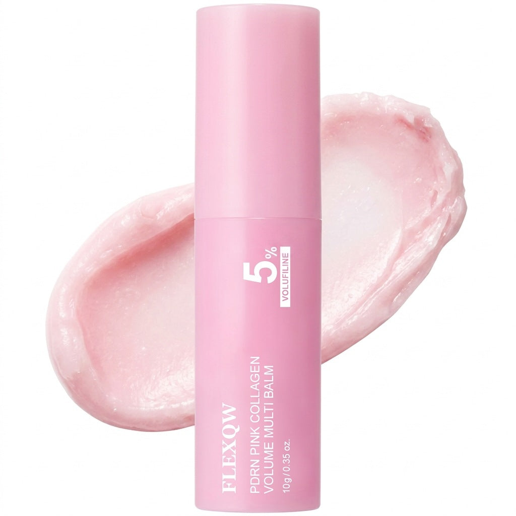 Pink Collagen Volume Multi‑Balm,All‑In‑One Anti‑Aging Stick, Firming & Smoothing for Fine Lines, Target Under‑Eyes, Neck, Forehead, Smile Lines & Lips