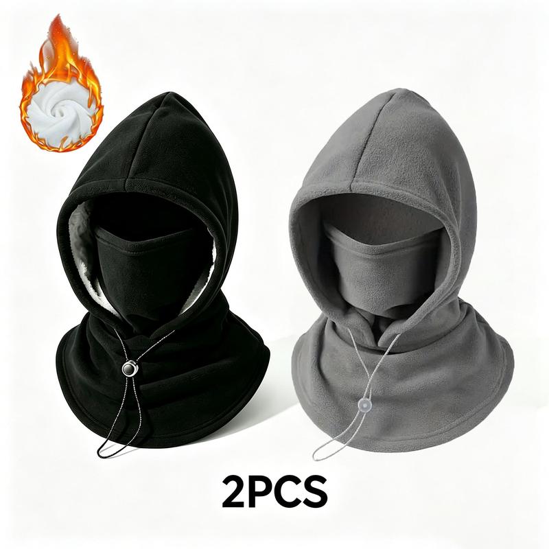 2-Piece Winter Flannel Hat & Face Mask Set