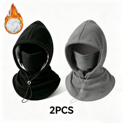2-Piece Winter Flannel Hat & Face Mask Set