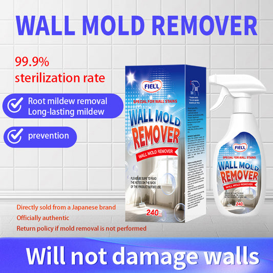 Wall Mold Remover Liquid Spray, Fast-Effective Cleaning, Special Formula for Mold Removal, Sterilization, Mite Removal & Regrowth Prevention, Household Cleaner