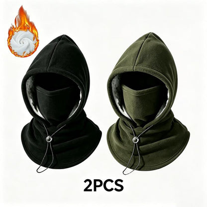 2-Piece Winter Flannel Hat & Face Mask Set
