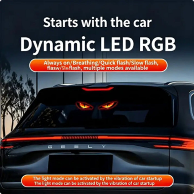 🚗 ☀️Solar-Powered LED Car Warning Strobe Light, Weatherproof IP Waterproof Auto Light Sensor Activates At Dark, Energy-Saving Roadside Safety Light For Cars Trucks SUVs