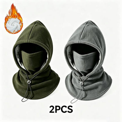 2-Piece Winter Flannel Hat & Face Mask Set