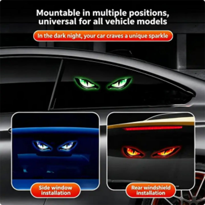 🚗 ☀️Solar-Powered LED Car Warning Strobe Light, Weatherproof IP Waterproof Auto Light Sensor Activates At Dark, Energy-Saving Roadside Safety Light For Cars Trucks SUVs
