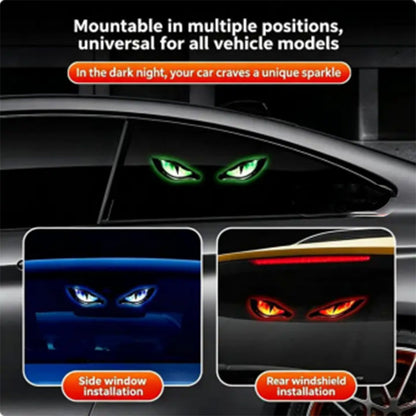 🚗 ☀️Solar-Powered LED Car Warning Strobe Light, Weatherproof IP Waterproof Auto Light Sensor Activates At Dark, Energy-Saving Roadside Safety Light For Cars Trucks SUVs