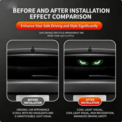 🚗 ☀️Solar-Powered LED Car Warning Strobe Light, Weatherproof IP Waterproof Auto Light Sensor Activates At Dark, Energy-Saving Roadside Safety Light For Cars Trucks SUVs