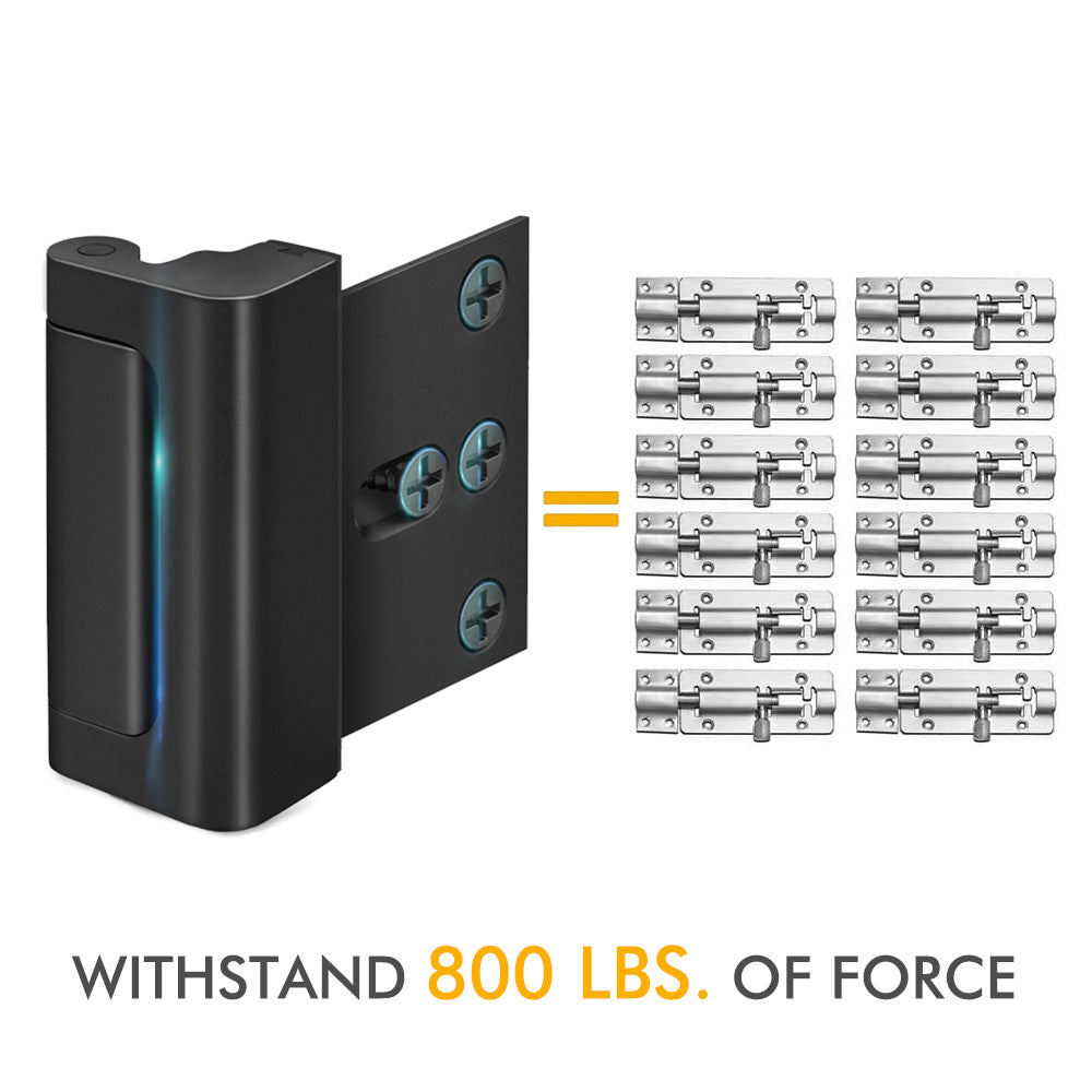 800 LBS Heavy Duty Home Security Door Lock | Anti-Break Inward Opening Door Lock with Reinforced Lock Cylinder