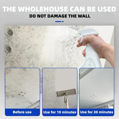Wall Mold Remover Liquid Spray, Fast-Effective Cleaning, Special Formula for Mold Removal, Sterilization, Mite Removal & Regrowth Prevention, Household Cleaner