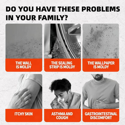 Wall Mold Remover Liquid Spray, Fast-Effective Cleaning, Special Formula for Mold Removal, Sterilization, Mite Removal & Regrowth Prevention, Household Cleaner