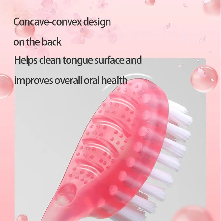 5 in 1 Toothbrush & Floss & Tongue Scraper & Toothpick Set,Oral Care Tool for Travel, Business Trip, Teeth Cleaning Kit