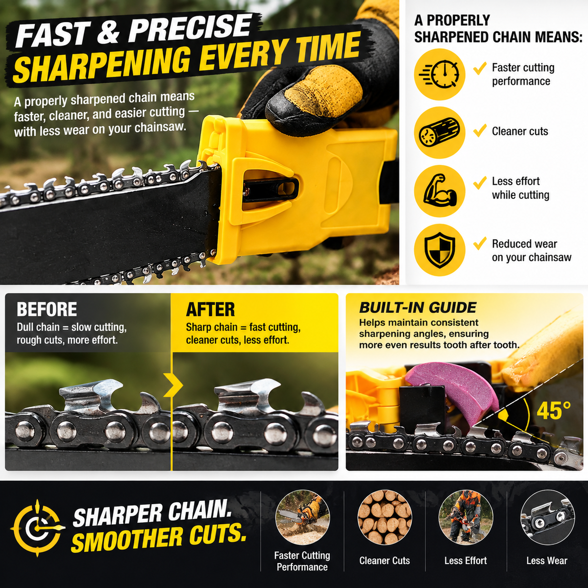 ⚡ Restore Your Chainsaw’s Cutting Power In Minutes