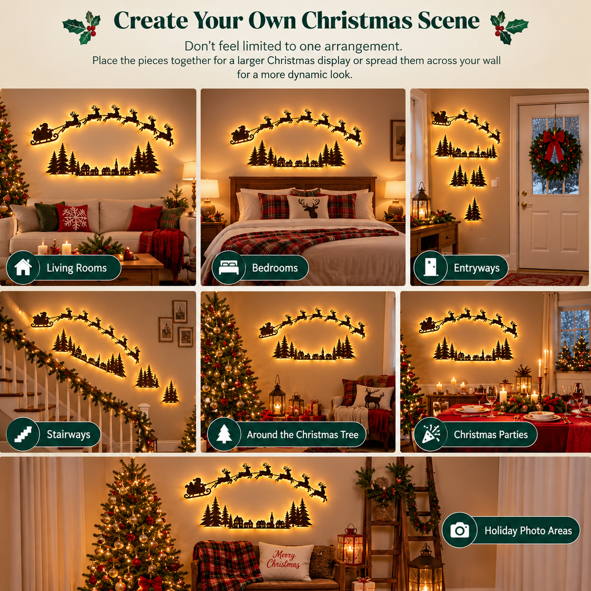 🎄 Turn Any Empty Wall Into Christmas Magic