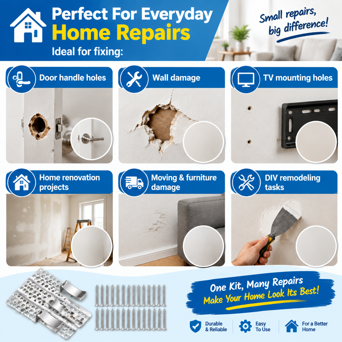 🛠️ Fix Wall Damage In Minutes — No Professional Needed