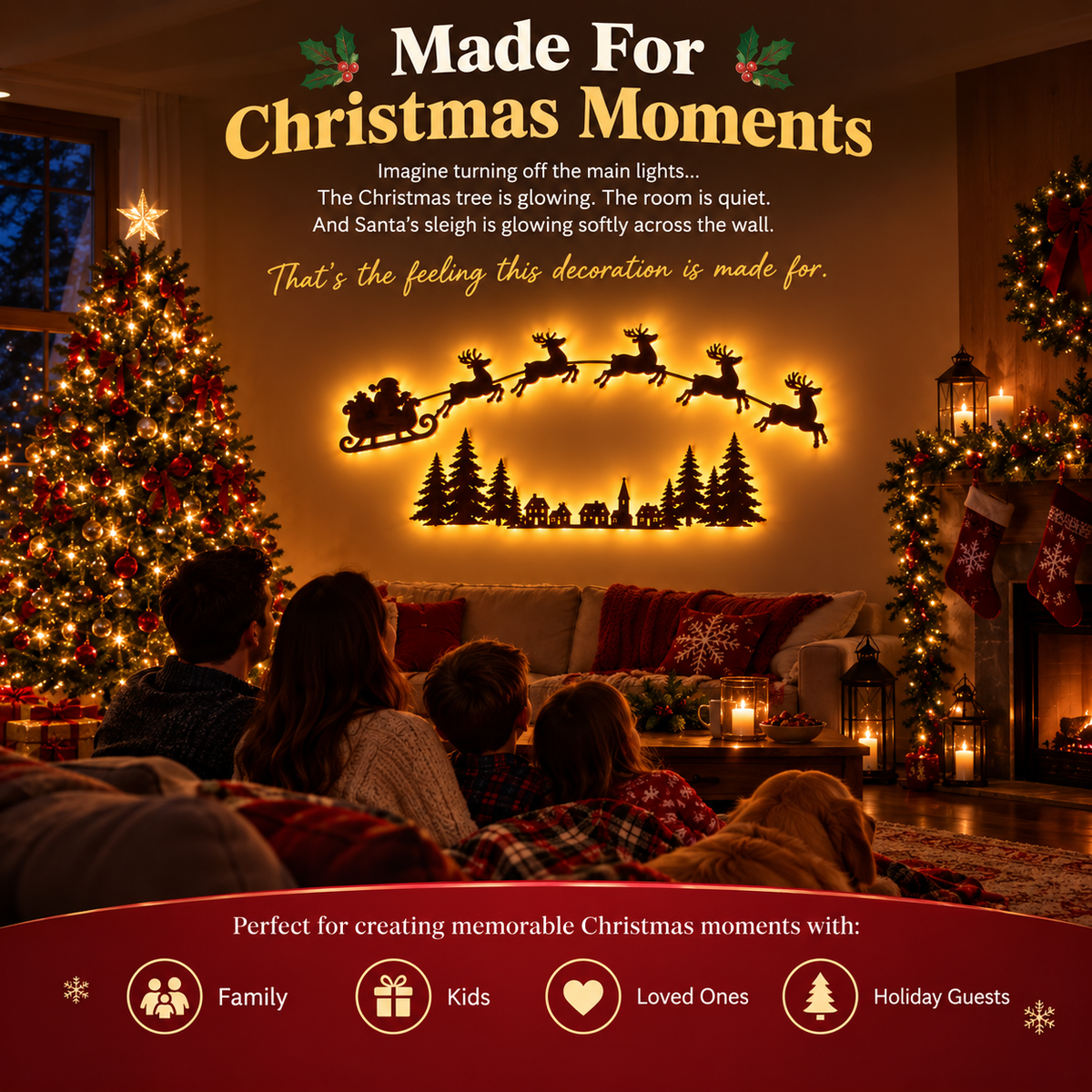 🎄 Turn Any Empty Wall Into Christmas Magic