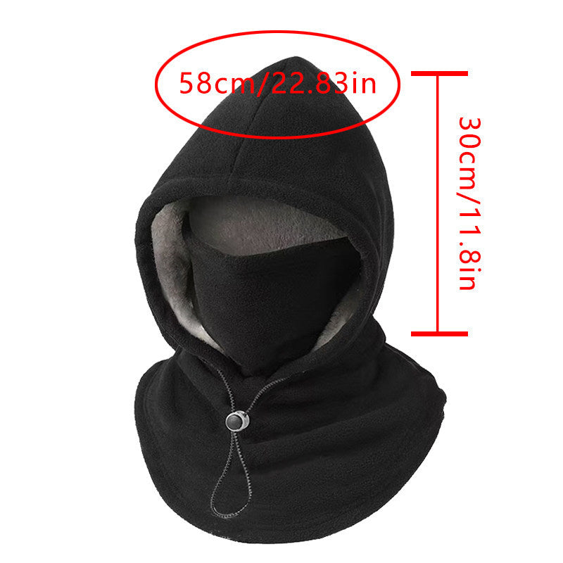2-Piece Winter Flannel Hat & Face Mask Set